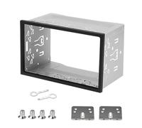 CLKE Double Din Car Stereo Cage, Din Cage Metal Double Din Car, Universal Double Din Head Unit Car Installation Kit Securing Cage with Frame for Most Double DIN Car Audio