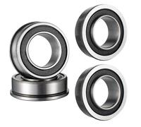 CLKE F6003 F6003-20-2RS Flange Ball Bearing Wheel Flange Ball Bearing 35 x 20 x 11 mm Ball Bearing for All Types of Wheelbarrow, Sack Truck Wheel, Industrial Equipment, Transport Vehicles, Machinery,