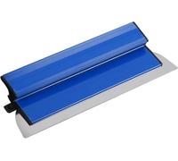 CLKE Plastering Tools Kit - 25cm Drywall Skimming Blade, Stainless Steel Plastering Trowel for Smoothing Cement and Concrete Wall Finishing (Blue)
