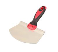 CLKE Scraper Blade Bucket Scoop for Drywall Plaster Stainless Steel Bucket Scoop for Paint, Curved Contoured Blade Soft Comfort Grip Handle for Decorating, Filling, Drywall, Plaster, DIY Projects