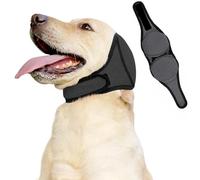 CLKLGEXEAK New Dog Ear Protectors, Dogs Ears Cover, Adjustable Muffs Noise Protection & Anxiety Relief, Comfortable Dog's Calming Hoodie for Grooming(Grey,XL)