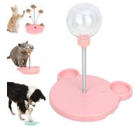 CLKLGEXEAK Wobbly Dog Treat Toy,wiggling for Dogs,cat Interactive Dispenser with Spring,slow Feeders Ball,snack Balls Pet Snack,leaking Treats Feeder,pet Dispens(Pink,B)