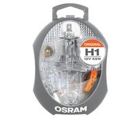 Osram Minibox H1 mobile lamp headlamp +5 spare lamps +3 flat fuses - white/Blue