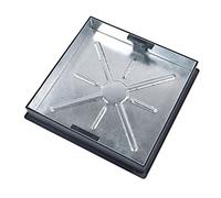 (CLKS 450SR) 450 x 450 x 80mm Square to Round, Block Pavior Recessed Manhole Cover