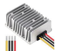 Cllena DC 8V-40V to 12V 25A Automatic Buck Boost Converter Step Down/Up Regulator Voltage Reducer Converter Waterproof Regulated DC Power Supply for Golf Cart Club Car LED Light