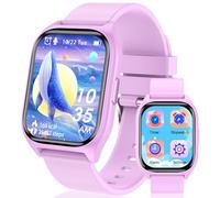 clleylise Kids Smart Watch for Boys Girls, Kids Fitness Activity Tracker Watch, Pedometers, Heart Rate Sleep Monitor, 18 Sport Modes, Calories Counter, Alarm Clock, Kids Gifts for Teens 4+ (Purple)