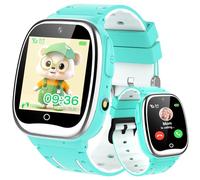 clleylise Smart Watch for Kids Smart Watch with Pedometer, Talk, SOS, Music, Flashlight, Alarm Clock for Boys and Girls 4-10 years old, Kids Gift (Green)