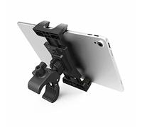 CLMCL Exercise Bike Tablet Holder,Treadmill Exercise Gym Tablet Mount - Adjustable Indoor Handlebar Bracket for iPad Pro 9.7, 10.5, 12.9, Air Mini 2 3 4 5 6, iPhone, Samsung Tab, 4.7-13" Tablets stand