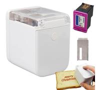 CLNBKLS Handheld Inkjet Food Printer, Mini Portable Edible Printer, 1200dpi Mini Wifi Printer, Inkjet DIY Printer, Print Anytime, for Bread Coffee Foodies Cooking