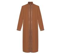 Cloak with Hood Halloween Medieval Middle Eastern Robe Arabic Thobe Vintage Costume Role Playing Performance Attire Gothic Garment