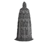 Cloak with Hood Women | Halloween Costume Ripped Rags Hooded Cloak,Breathable Cosplay Costume for Haunted House Women Men Kids Boys Dress up Role Play Theater Photoshoots