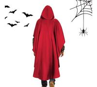 Cloak with Hood Women, Vintage Cloak with Hood, Women's Costumes Accessories for Stage Performance Vampire Bonfire Party Cosplay Goth Halloween Holiday