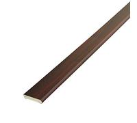 Cloaking Fillet uPVC Plastic Architrave Trim (5m) - 30mm, Rosewood