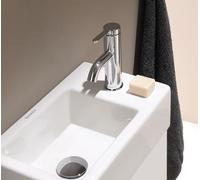 Cloakroom Basin Duravit Vero Air WonderGliss, 1 hole right 380x140mm White