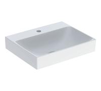 Cloakroom Basin Geberit ONE 1 hole, Vertical outlet 500x400mm White KeraTect