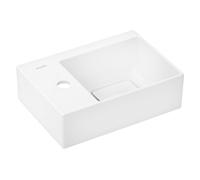 Cloakroom Basin Hansgrohe Xevolos E 1 hole left SmartClean 360x250x110 mm White