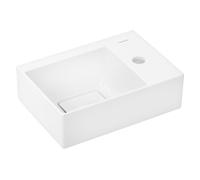 Cloakroom Basin Hansgrohe Xevolos E 1 hole right SmartClean 360x250x110 mm White