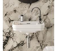 Cloakroom Basin Ideal Standard CALLA 1 right hole, With overflow 500x180x320mm White