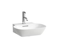 Cloakroom Basin Laufen INO free standing, 1 hole, overflow 450mm White