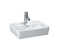 Cloakroom Basin Laufen PRO A free standing, 1 hole, overflow 450mm White