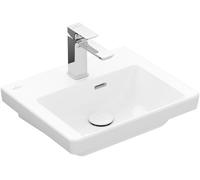 Cloakroom Basin Villeroy and Boch Subway 3.0 1 hole, Without overflow, for furniture 450mm Stone White CeramicPlus
