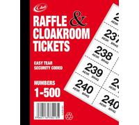 Cloakroom Raffle Tickets 1-500