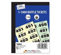 Cloakroom / Raffle Tickets - Book Of 1000 In Pack Of 5