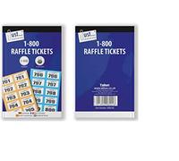 Cloakroom/Raffle Tickets, Numbered 1-800 with Security Numbering - Colour at Random
