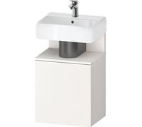 Cloakroom Vanity Unit Duravit Qatego left door 440x350mm Super Mat White QA4076L84840000