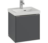 Cloakroom Vanity Unit Villeroy and Boch Subway 3.0 Hinge left 362x423x432mm Graphite/Monochrome