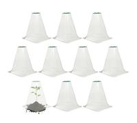 Cloches For Plants - 10pcs Cloches For Growing Vegetables, Garden Plant Protection Covers, Transparent Plant Covers, Small Greenhouse, Antifreeze Cover Protect From Birds, Slugs, Frost, Freeze Weath