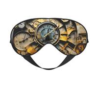 Clock Art Print Comfortable Sleep Eye Mask Men Women Lightweight Travel Nap Meditation Yoga Work