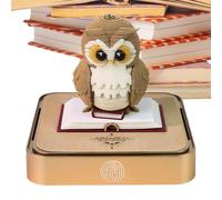 Clock Calendar 2026 | Art Carving Paper Tearable Owl Theme, Notepad with 3D Sculpture Calendar in Paper, for Teachers Students Children Adults Bookcase Bedside Library