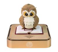 Clock Calendar 2026 - Art Carving Tearable Paper Owl Theme, Notepad with 3D Sculpture Calendar in Paper | for Coffee Table Dining Room Bookcase Bedside Teachers Teens Ba
