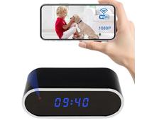Clock Camera,1080P Mini Portable Cameras Nanny Can Video Recorder with Motion Detection Security Cameras for Home, Office