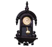 Clock Decor for Doll House - Realistic Miniature Furniture Clock, Accessories Decorative Timepiece for Pretend Play | Mini Home Decor Toy for Children Girls Boys Teens Family Room Scene
