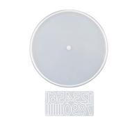 Clock Epoxy Mold for Resin Casting Clock Wall Decors Number Silicone Mold Diys Wall Hangings-Decors Silicone Fondant/Baking for Resin/epoxy