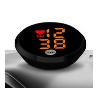 Clock for Car Dashboard | Motorbike Adhesive Digital Clocks | Small LED Time Display Watch Stick on for Car Truck Bike Dashboard Air Vent