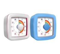 Clock for Kids and Adults - Visual Timer | Educational Silent Clock for Time Management in Kitchen, Study, Meetings, and Work
