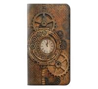 Clock Gear Steampunk PU Leather Flip Case Cover For Samsung Galaxy A41