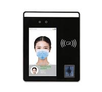 Clock in Machine, Biometric Fingerprint Face Facial Recognition Time Attendance Machine TCP/IP RFID Card Door Accss Control System(Speedface-H5L-P-ID,Spanish)