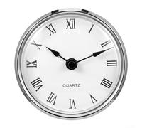 Clock Insert,Classic Clock Craft Insert Clocks Movement Quartz Diameter 80mm For DIY Crafts Or Replacing Old Clock Faces(D)