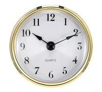 Clock Insert,Classic Clock Craft Insert Clocks Movement Quartz Diameter 80mm For DIY Crafts Or Replacing Old Clock Faces(A)