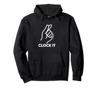 Clock It, Clock The tea, Spill the Tea, Sis, Bruh, Clock it Pullover Hoodie