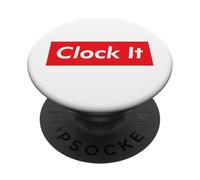 Clock It Gen Z Slang Hidden Motive Teen Tween Reality Truth PopSockets Adhesive PopGrip