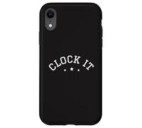Clock It Gen Z Slang Teen Tween Truth Reality Hidden Motive Case for iPhone XR