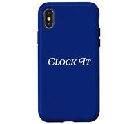 Clock It Gen Z Slang Truth Reality Teen Tween Hidden Motive Case for iPhone X/XS