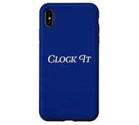 Clock It Gen Z Slang Truth Reality Teen Tween Hidden Motive Case for iPhone XS Max