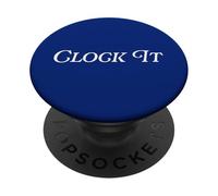 Clock It Gen Z Slang Truth Reality Teen Tween Hidden Motive PopSockets Adhesive PopGrip