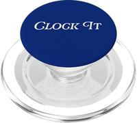 Clock It Gen Z Slang Truth Reality Teen Tween Hidden Motive PopSockets PopGrip for MagSafe